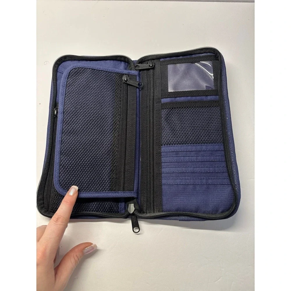 L.L. Bean Pocket Organizer (Navy blue) Monogram: NPD